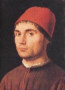 Antonello da Messina Portrait of a Man  jj Spain oil painting reproduction